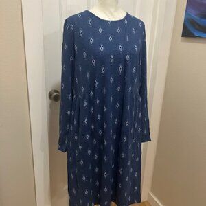 J. Jill Long Sleeved Knee Length Dress - M